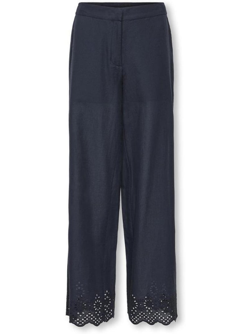 Calças Fluidas Azul-Marinho para Menina Kids ONLY Kogbondi Azul-marinho - Kiabi