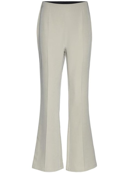 Calças Fluidas Bege Vero Moda Bitte para Mulher - Kiabi Calças Fluidas Bege Vero Moda Bitte para Mulher - Kiabi