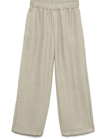 Calças Fluidas Vero Moda Melaneyss para Mulher - Azul Marinho