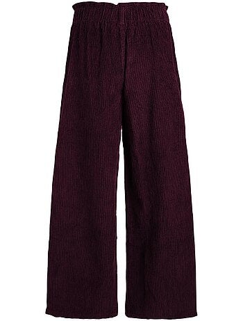 Calças Fluidas Bordeaux Teddy Smith Lylia para Mulher