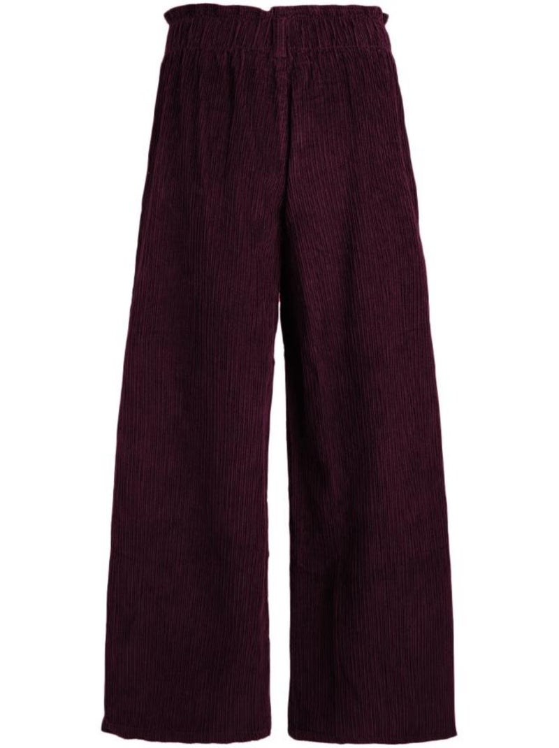 Calças Fluidas Bordeaux Teddy Smith Lylia para Mulher Bordô - Kiabi