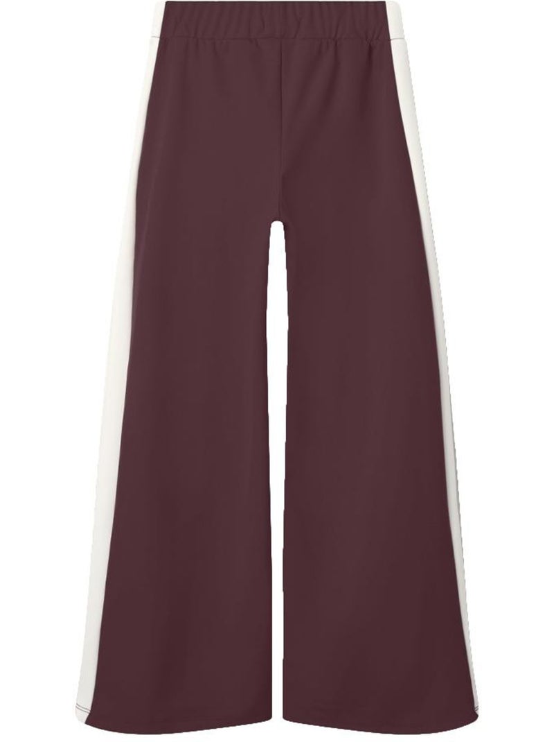 Calças Fluidas Bordô para Menina Name It Tangine Bordô - Kiabi