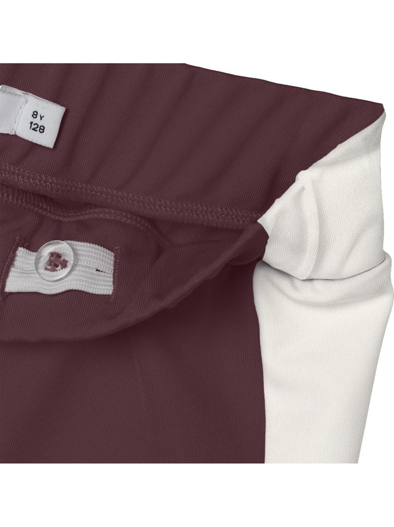 Calças Fluidas Bordô para Menina Name It Tangine Bordô - Kiabi