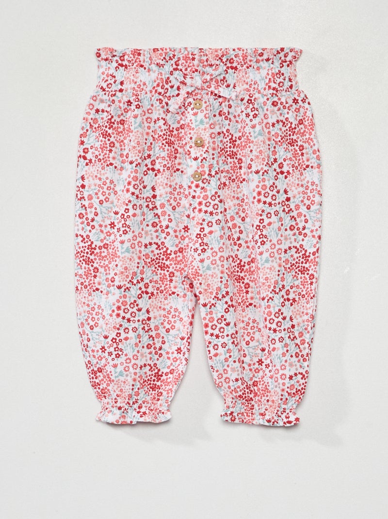 Calças fluidas BRANCO - Kiabi