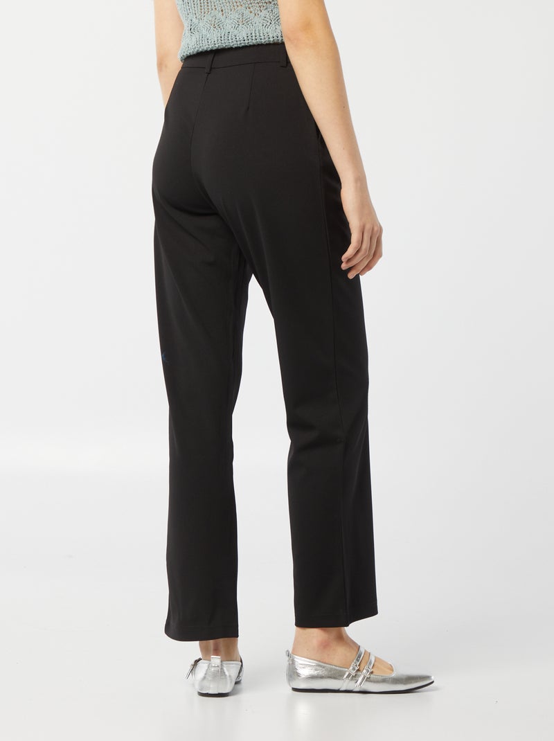 Calças fluidas de corte direito 'JDY' Preto - Kiabi