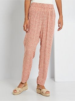 Calças fluidas e estampadas 'JDY' - Kiabi