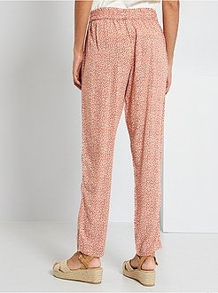 Calças fluidas e estampadas 'JDY' - Kiabi