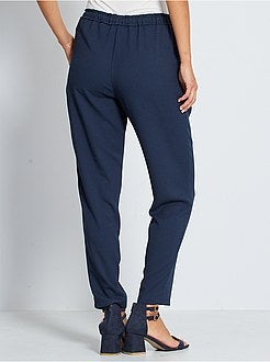 Calças fluidas estampadas - Kiabi