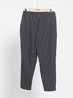 Calças fluidas estampadas - Kiabi