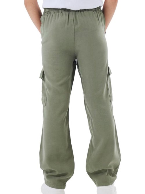 Calças fluidas kaki para menina name it bella - Kiabi Calças fluidas kaki para menina name it bella - Kiabi