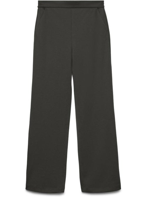 Calças Fluidas Kaki Vero Moda Lucca para Mulher - Kiabi Calças Fluidas Kaki Vero Moda Lucca para Mulher - Kiabi