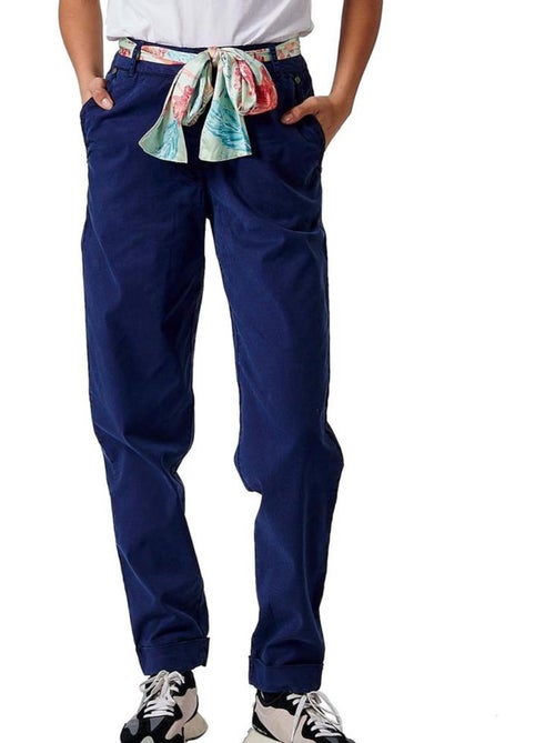 Calças Fluidas Kaporal CECIL para Mulher - Azul Marinho - Kiabi
