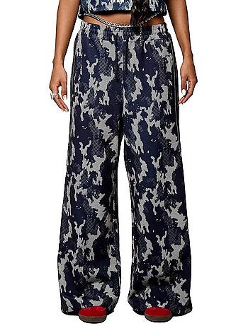 Calças Fluidas Kaporal Viral para Mulher Azul/Cinzento