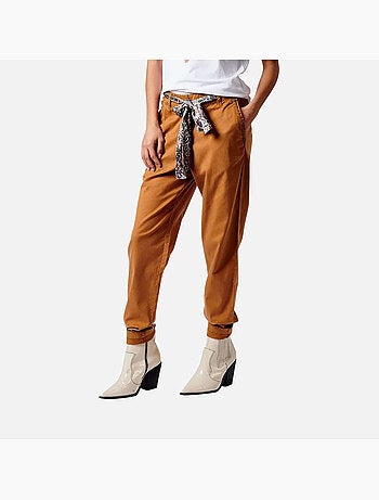 Calças Fluidas Laranja Kaporal CECILS para Mulher