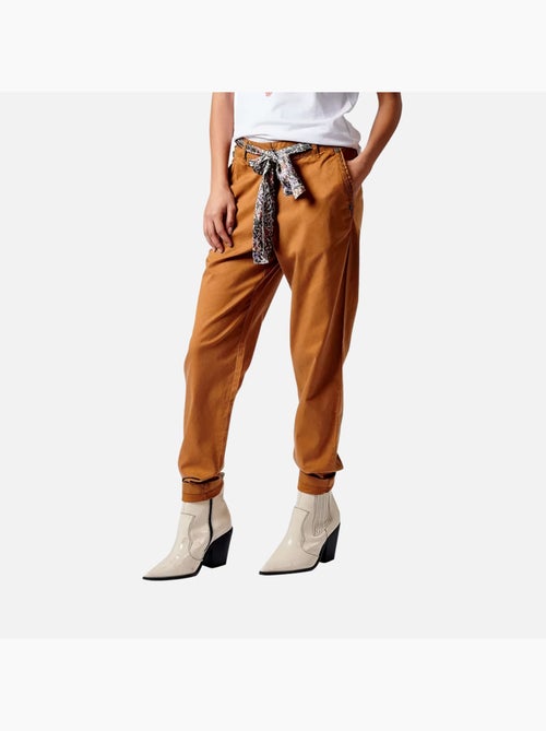 Calças Fluidas Laranja Kaporal CECILS para Mulher - Kiabi Calças Fluidas Laranja Kaporal CECILS para Mulher - Kiabi