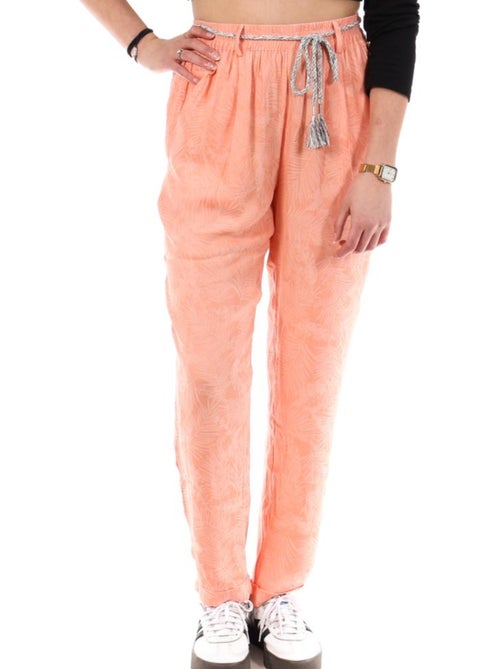 Calças Fluidas Laranja para Mulher Kaporal CHAZA - Kiabi Calças Fluidas Laranja para Mulher Kaporal CHAZA - Kiabi