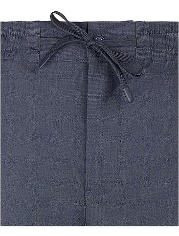 Calças Fluidas Masculinas Teddy Smith Pywan Azul-Marinho