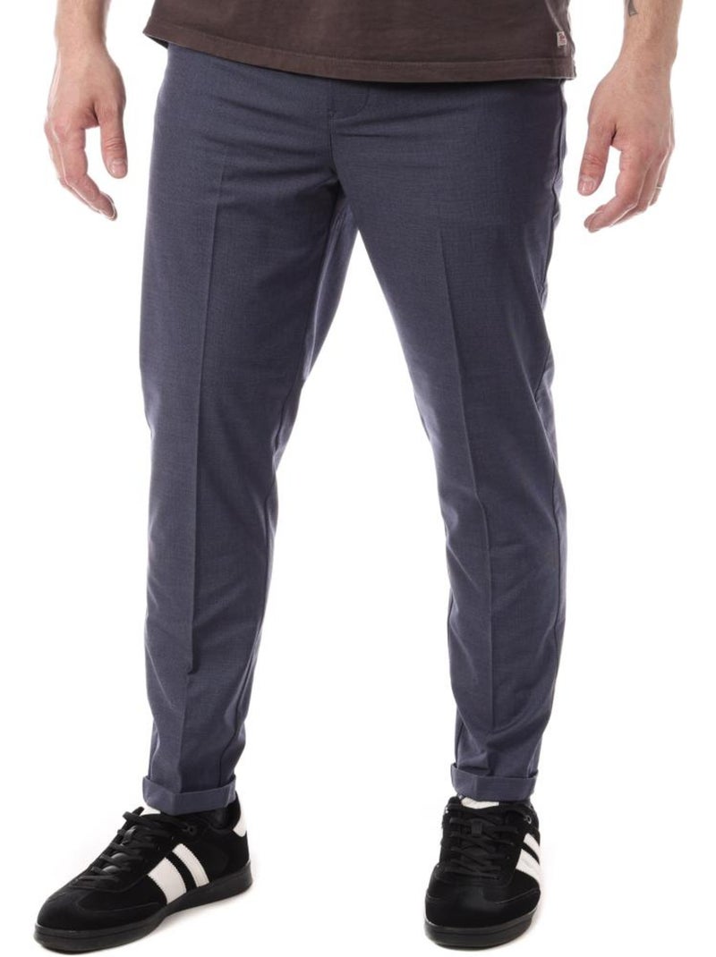 Calças Fluidas Masculinas Teddy Smith Pywan Azul-Marinho Azul-marinho - Kiabi