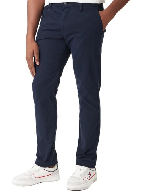 Calças Fluidas Masculinas Tommy Hilfiger Scanton Azul-Marinho - Kiabi Calças Fluidas Masculinas Tommy Hilfiger Scanton Azul-Marinho - Kiabi