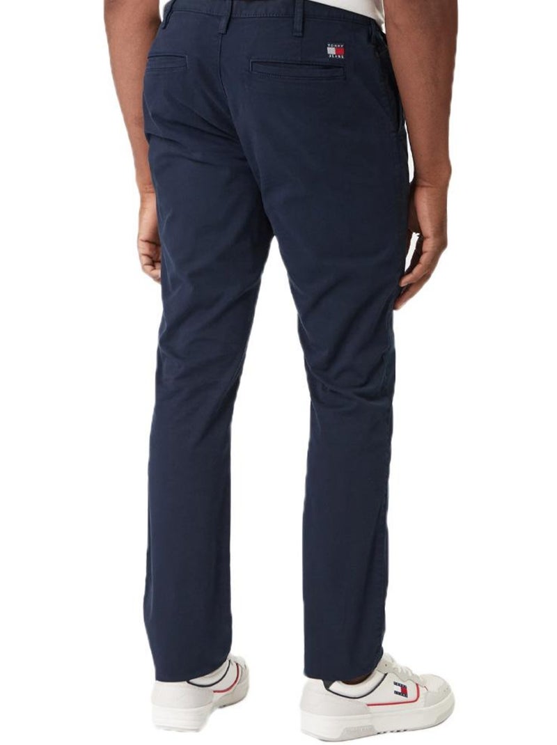 Calças Fluidas Masculinas Tommy Hilfiger Scanton Azul-Marinho Azul-marinho - Kiabi