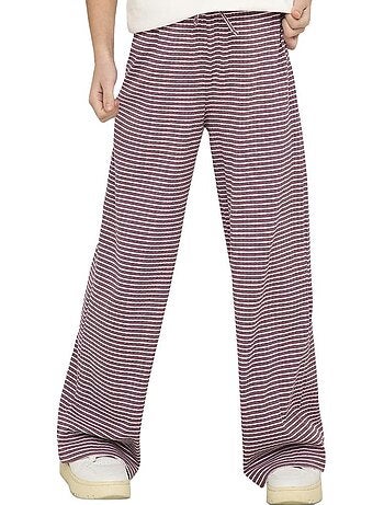 Calças Fluidas para Menina ONLY Kids Kogpamia Rosa/Branco