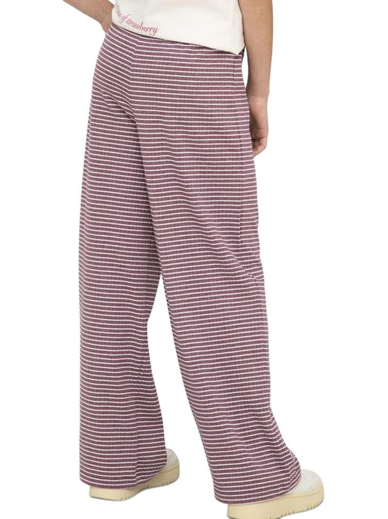 Calças Fluidas para Menina ONLY Kids Kogpamia Rosa/Branco Rosa - Kiabi