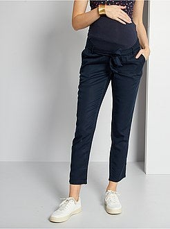 Calças fluidas pré-mamã - Kiabi