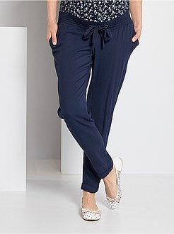 Calças fluidas pré-mamã - Kiabi