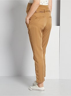 Calças fluidas pré-mamã - Kiabi