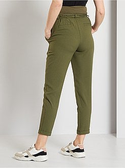 Calças fluidas pré-mamã - Kiabi