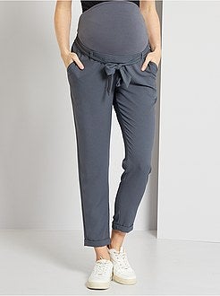 Calças fluidas pré-mamã - Kiabi