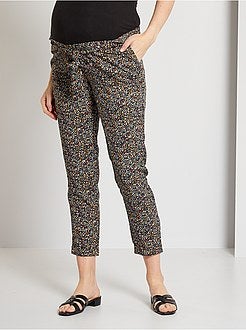 Calças fluidas pré-mamã - Kiabi