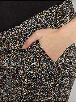 Calças fluidas pré-mamã - Kiabi