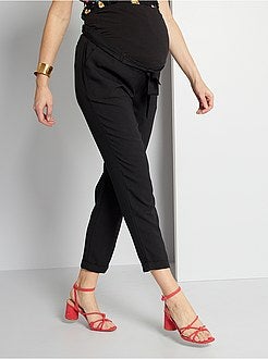 Calças fluidas pré-mamã - Kiabi