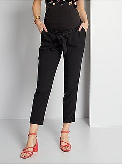 Calças fluidas pré-mamã - Kiabi