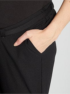 Calças fluidas pré-mamã - Kiabi