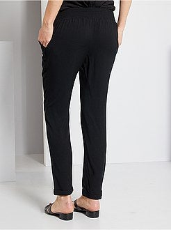 Calças fluidas pré-mamã - Kiabi