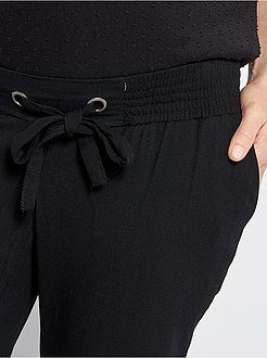 Calças fluidas pré-mamã - Kiabi