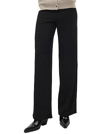 Calças Fluidas Pretas Vero Moda Berlin para Mulher