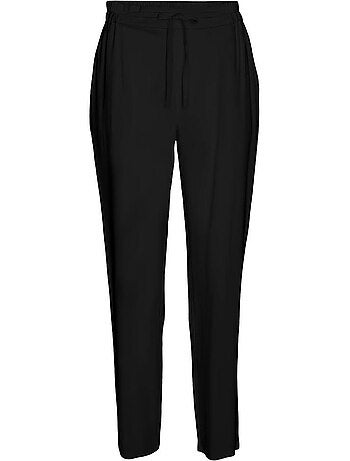 Calças Fluidas Pretas Vero Moda Ceasy Joy
