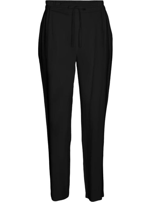 Calças Fluidas Pretas Vero Moda Ceasy Joy - Kiabi Calças Fluidas Pretas Vero Moda Ceasy Joy - Kiabi