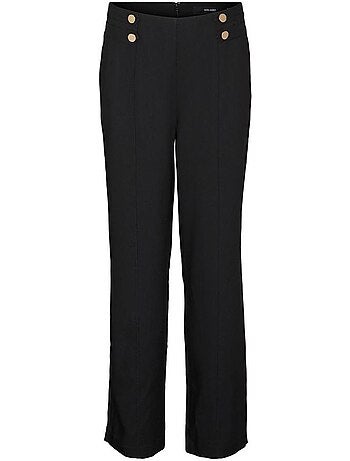 Calças Fluidas Pretas Vero Moda Celina para Mulher