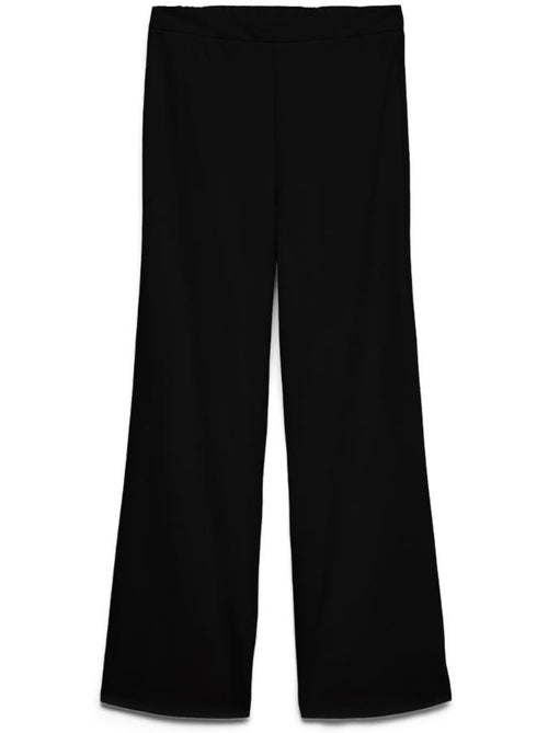 Calças Fluidas Pretas Vero Moda Lena para Mulher - Kiabi Calças Fluidas Pretas Vero Moda Lena para Mulher - Kiabi