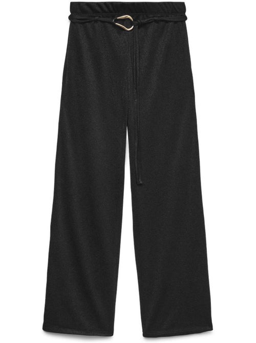 Calças Fluidas Pretas Vero Moda Louisa para Mulher - Kiabi Calças Fluidas Pretas Vero Moda Louisa para Mulher - Kiabi