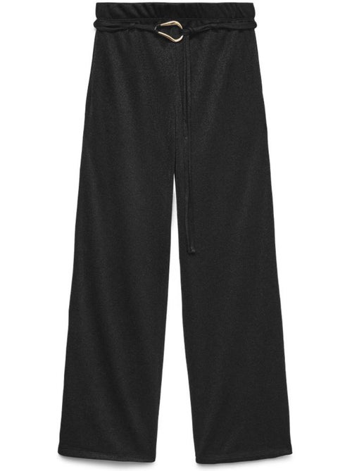 Calças Fluidas Pretas Vero Moda Louisa para Mulher - Kiabi Calças Fluidas Pretas Vero Moda Louisa para Mulher - Kiabi