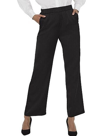 Calças Fluidas Pretas Vero Moda para Mulher