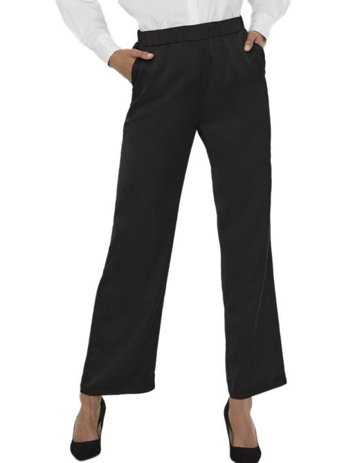 Calças Fluidas Pretas Vero Moda para Mulher - Kiabi Calças Fluidas Pretas Vero Moda para Mulher - Kiabi