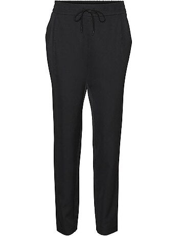 Calças Fluidas Pretas Vero Moda Raya para Mulher
