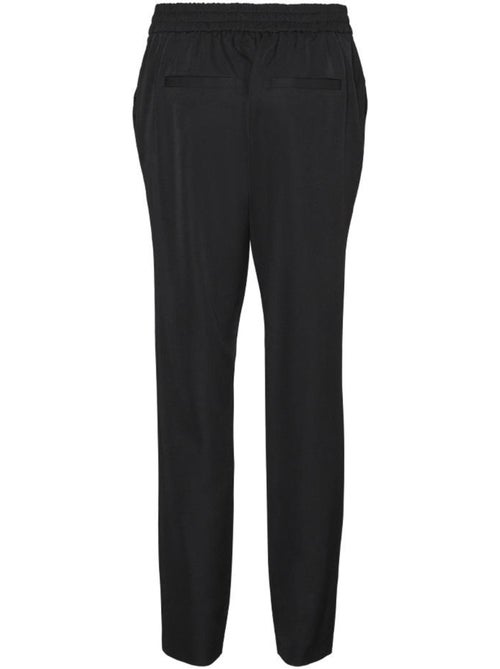 Calças Fluidas Pretas Vero Moda Raya para Mulher - Kiabi Calças Fluidas Pretas Vero Moda Raya para Mulher - Kiabi