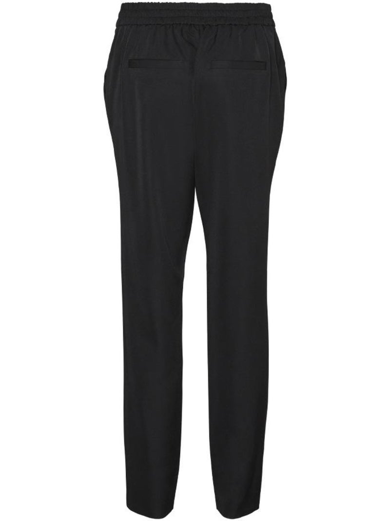 Calças Fluidas Pretas Vero Moda Raya para Mulher Preto - Kiabi